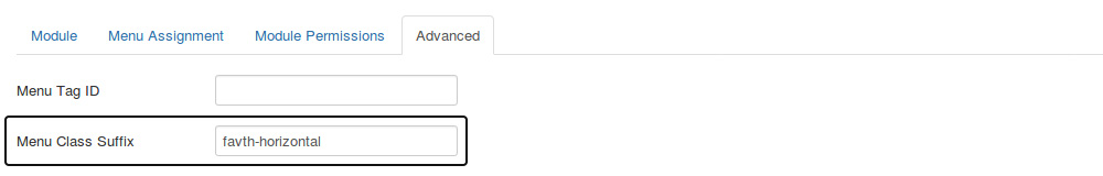 FavThemes tutorial for the horizontal menus
