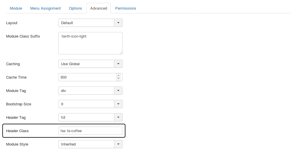 FavThemes tutorial for module title icons